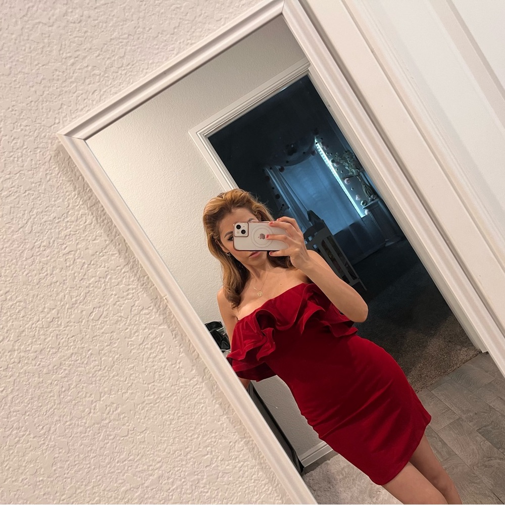Red dress